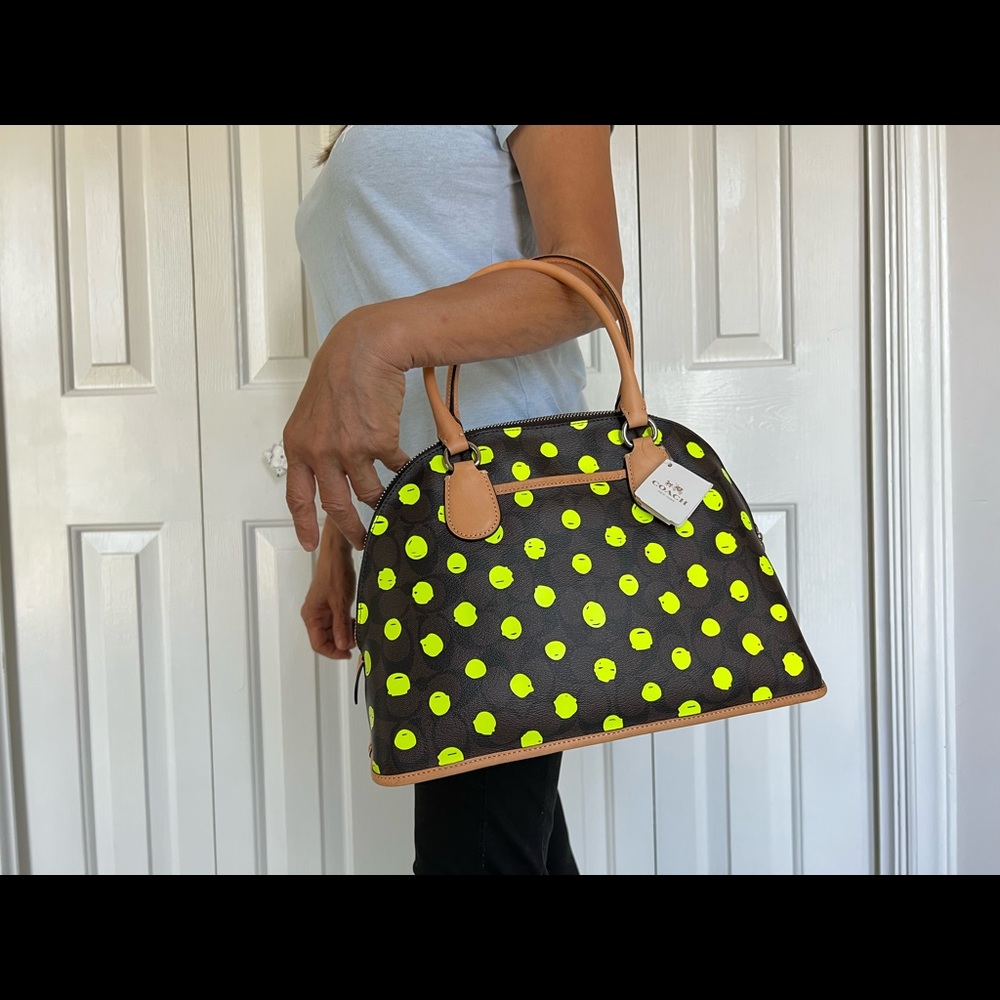 NWT Coach green dot crossbody - Picture 12 of 12